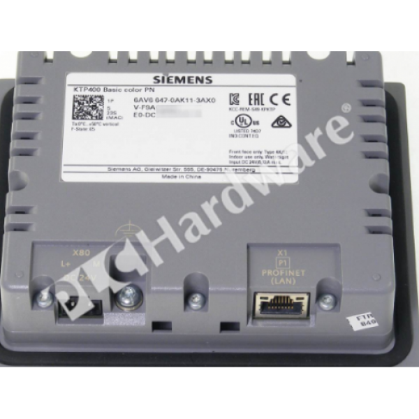 Siemens HMI KTP400 Basic mono PN 6AV2123-2DB03-0AX0