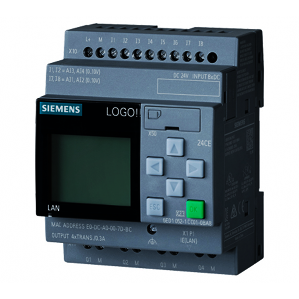 Siemens LOGO PLC CPU 0BA8